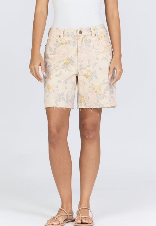 Noel Floral Denim Short