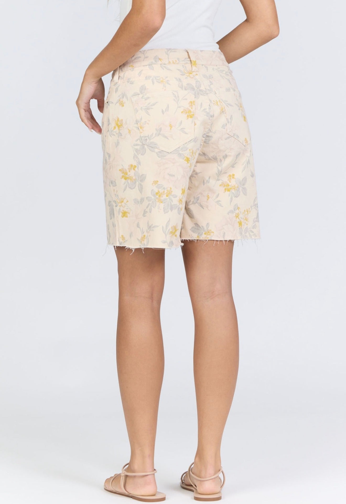 Noel Floral Denim Short