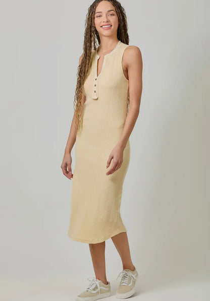 Washed Thermal Sleeveless Dress