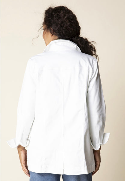 Stretch Denim Boyfriend Jacket