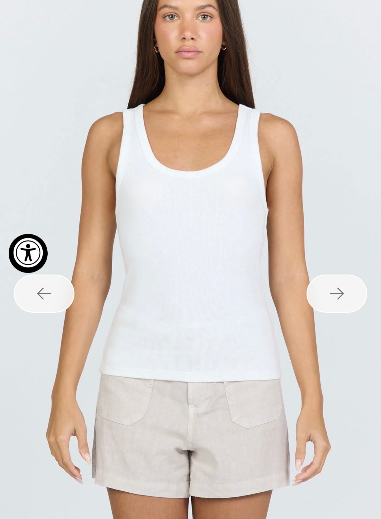 Louis Tank White