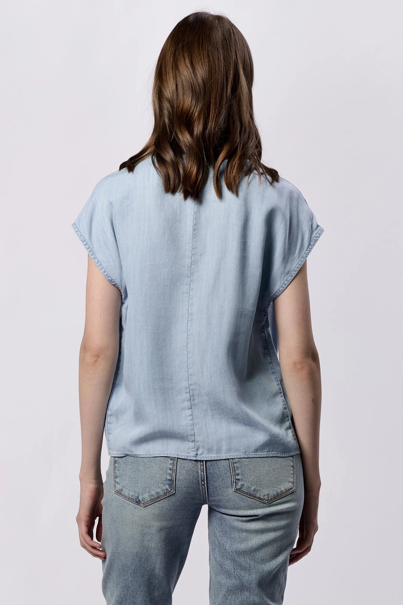 Kristen Carolina Denim Top