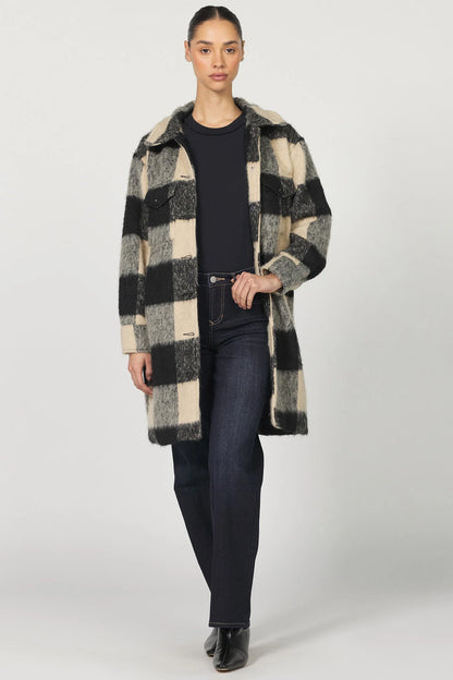 Carmine Plaid Jacket