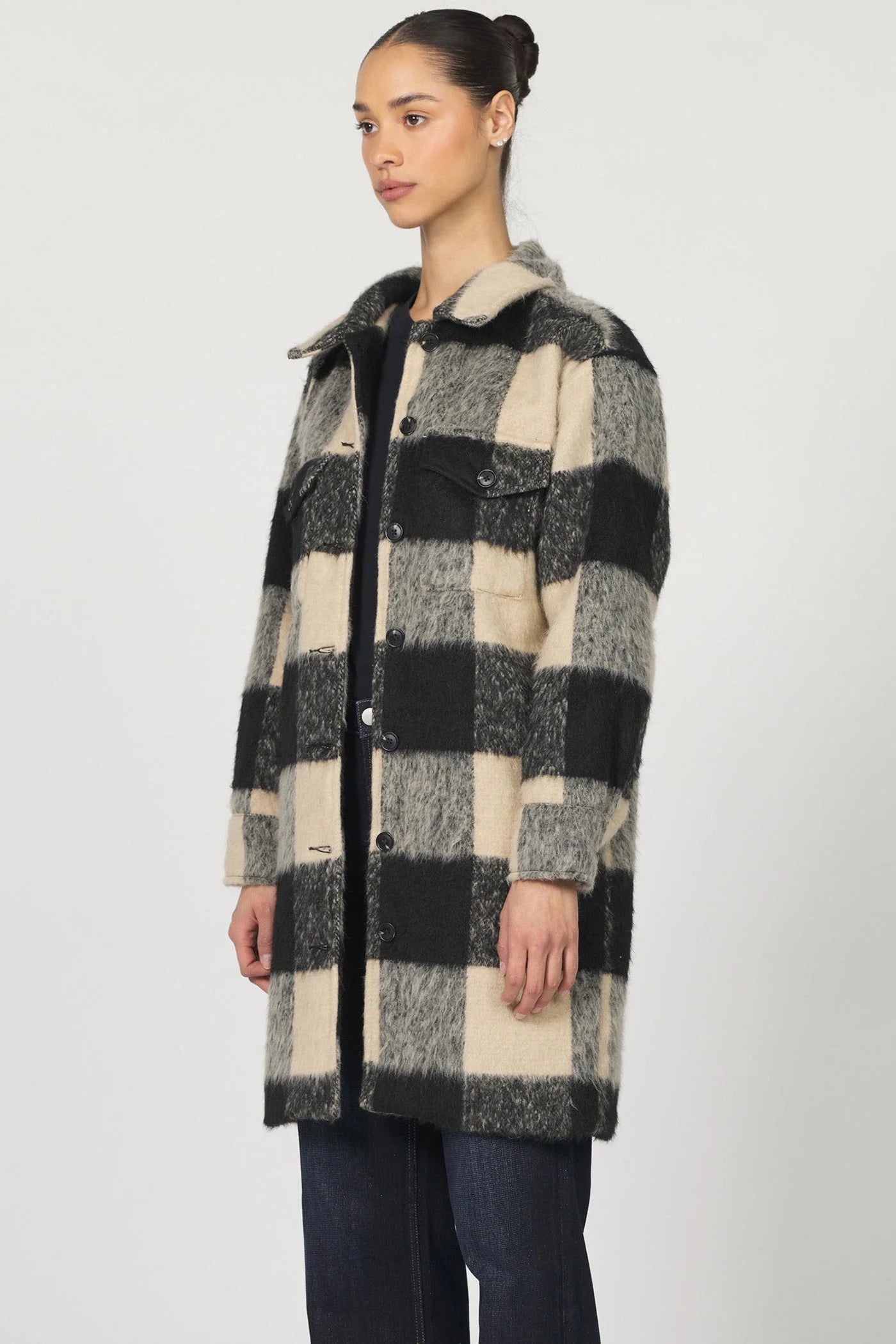 Carmine Plaid Jacket