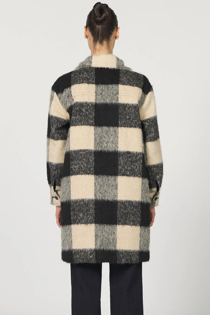 Carmine Plaid Jacket