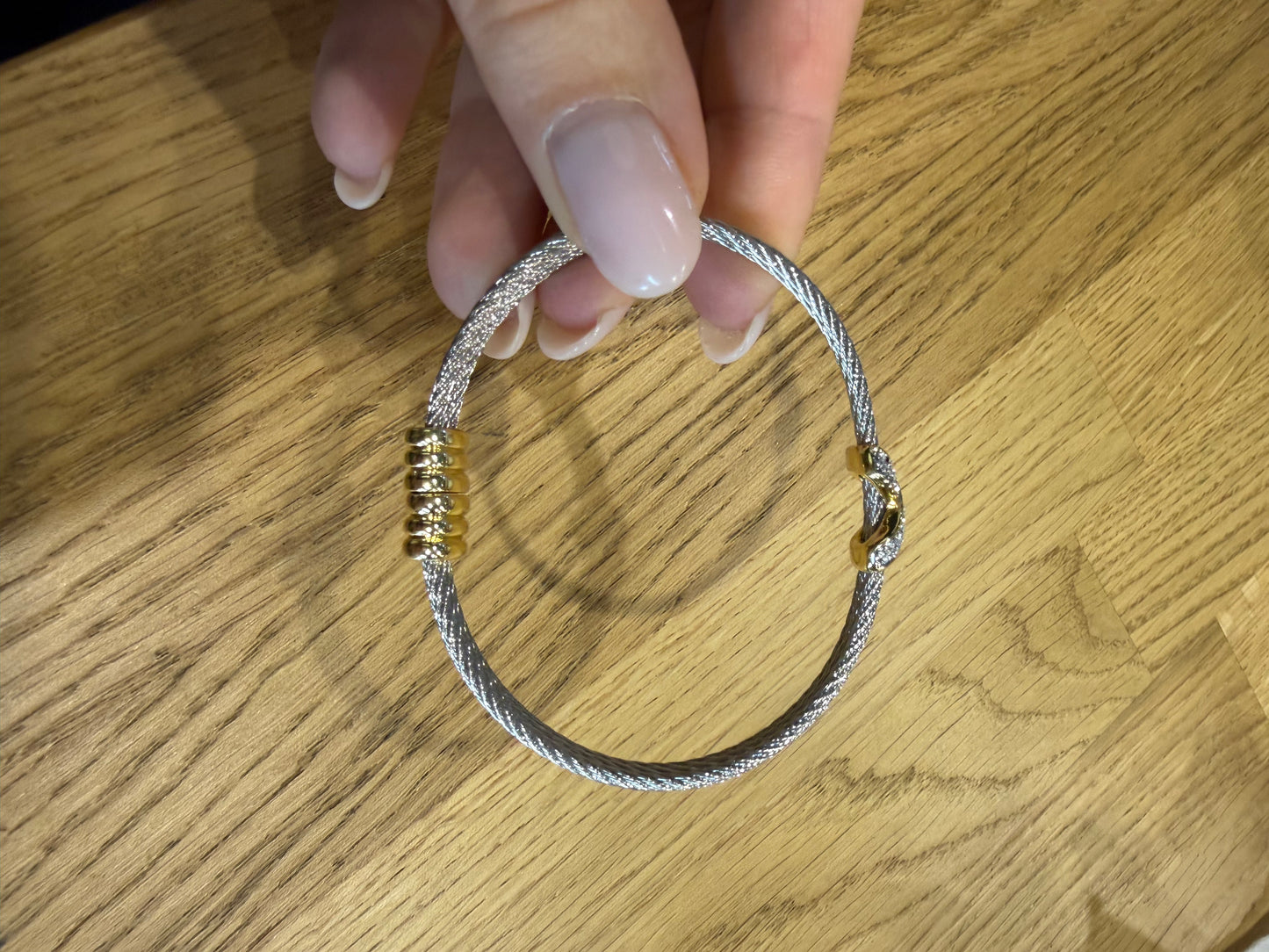 Metal X Bracelet