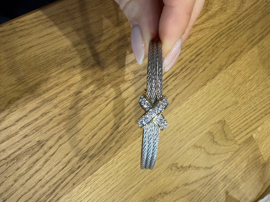 Metal X Bracelet