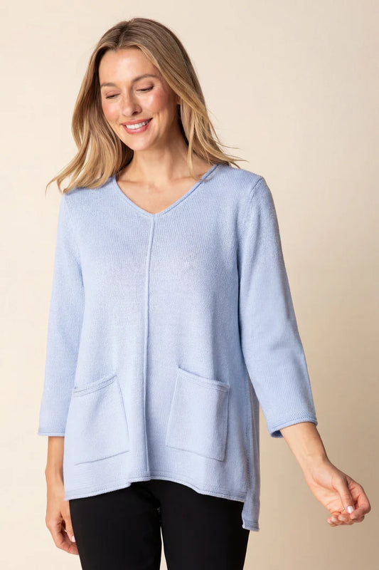 Wisteria Tunic Cornflower