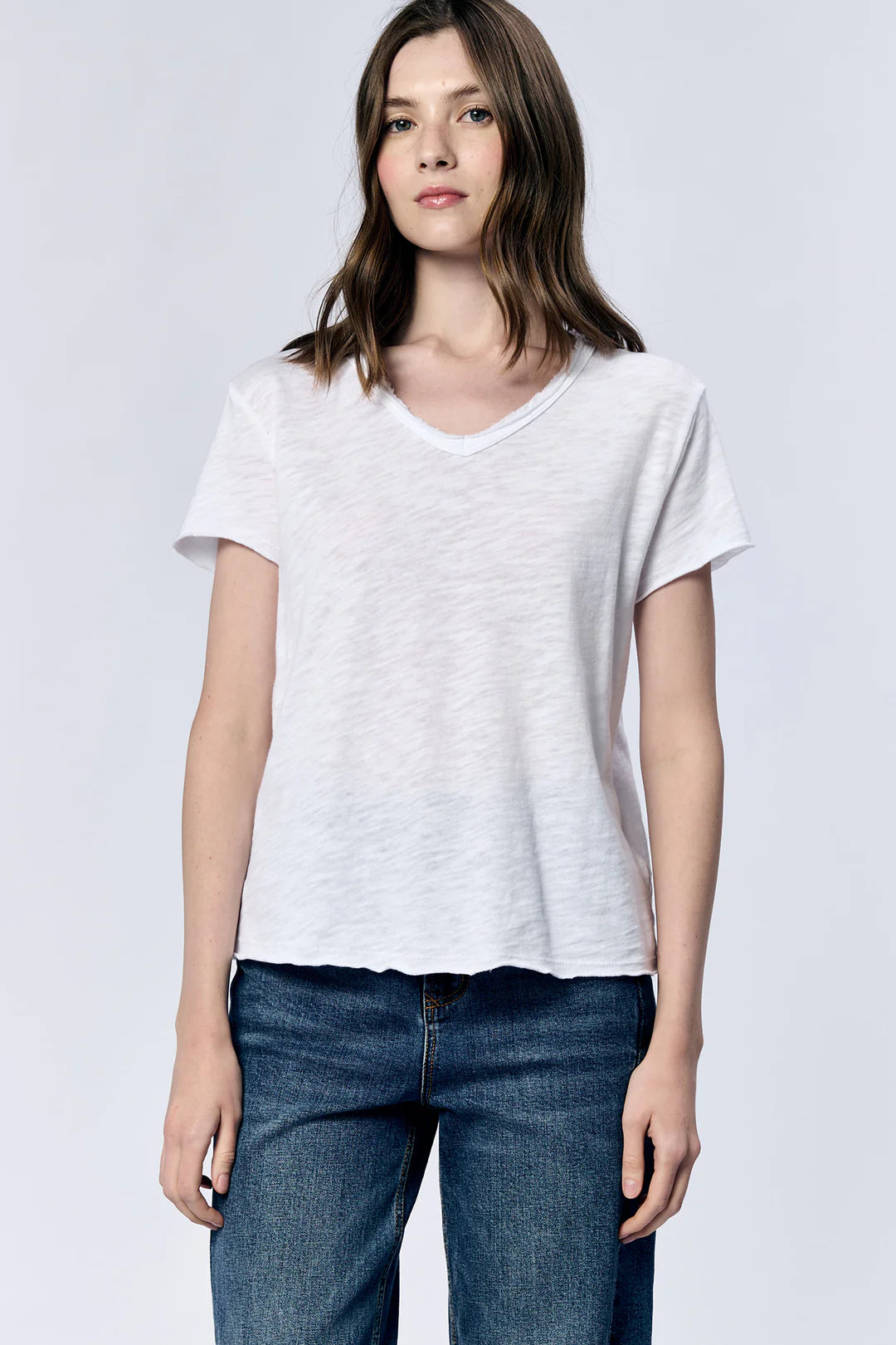 Vanya Short Sleeve T White
