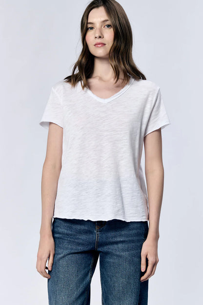 Vanya Short Sleeve T White