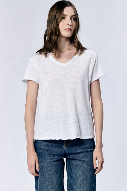 Vanya Short Sleeve T White