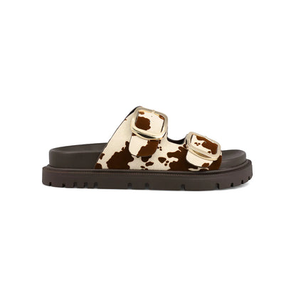 Gen Cow Print Sandal