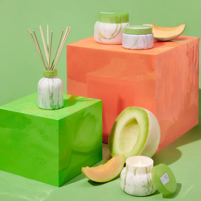 Honeydew Crush Modern Marble Signature Candle 19 Ounce