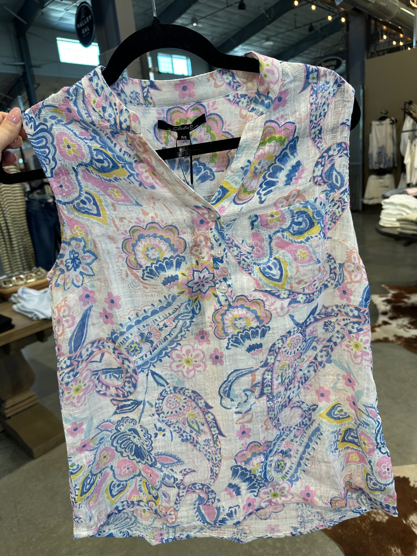 Floral Sleeveless Top