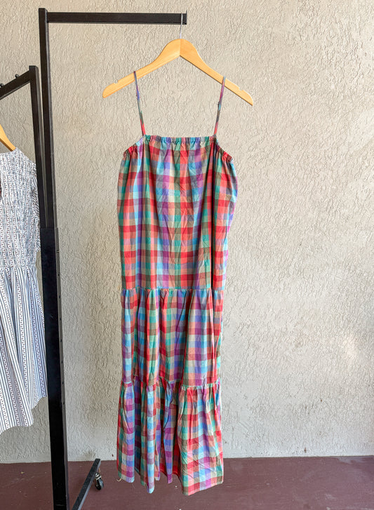 Color Block Maxi Dress