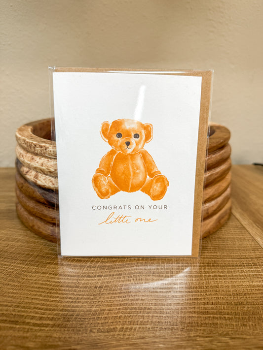 Congrats On Your Little One Card