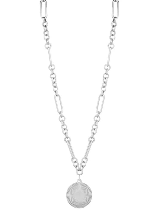 Alora necklace matte silver