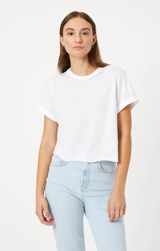Short sleeve crop T-shirt
