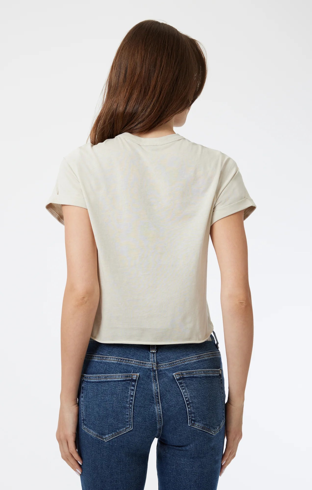 Short sleeve crop T-shirt