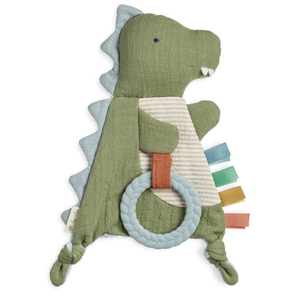 Bitzy crinkle sensory toy with teether