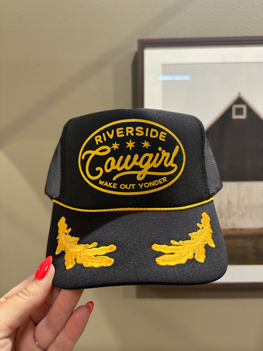 Black/Yellow Trucker Hat