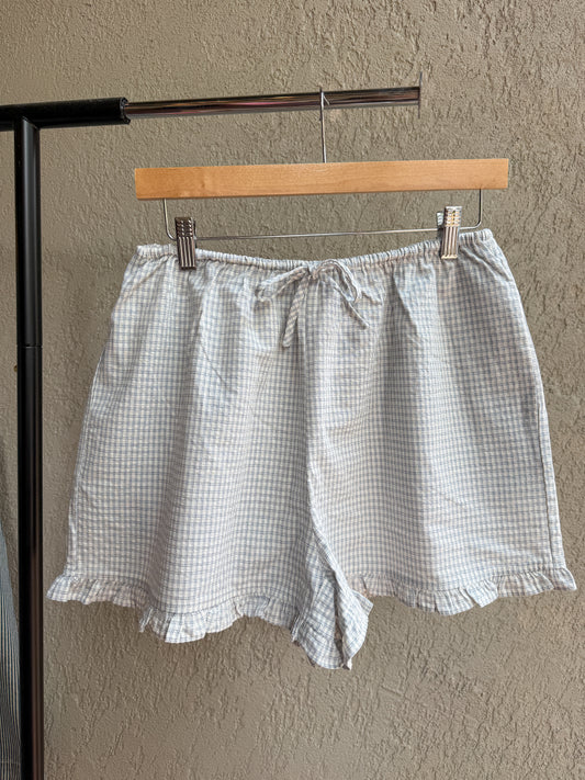 Ruffle Detailed Knit Shorts