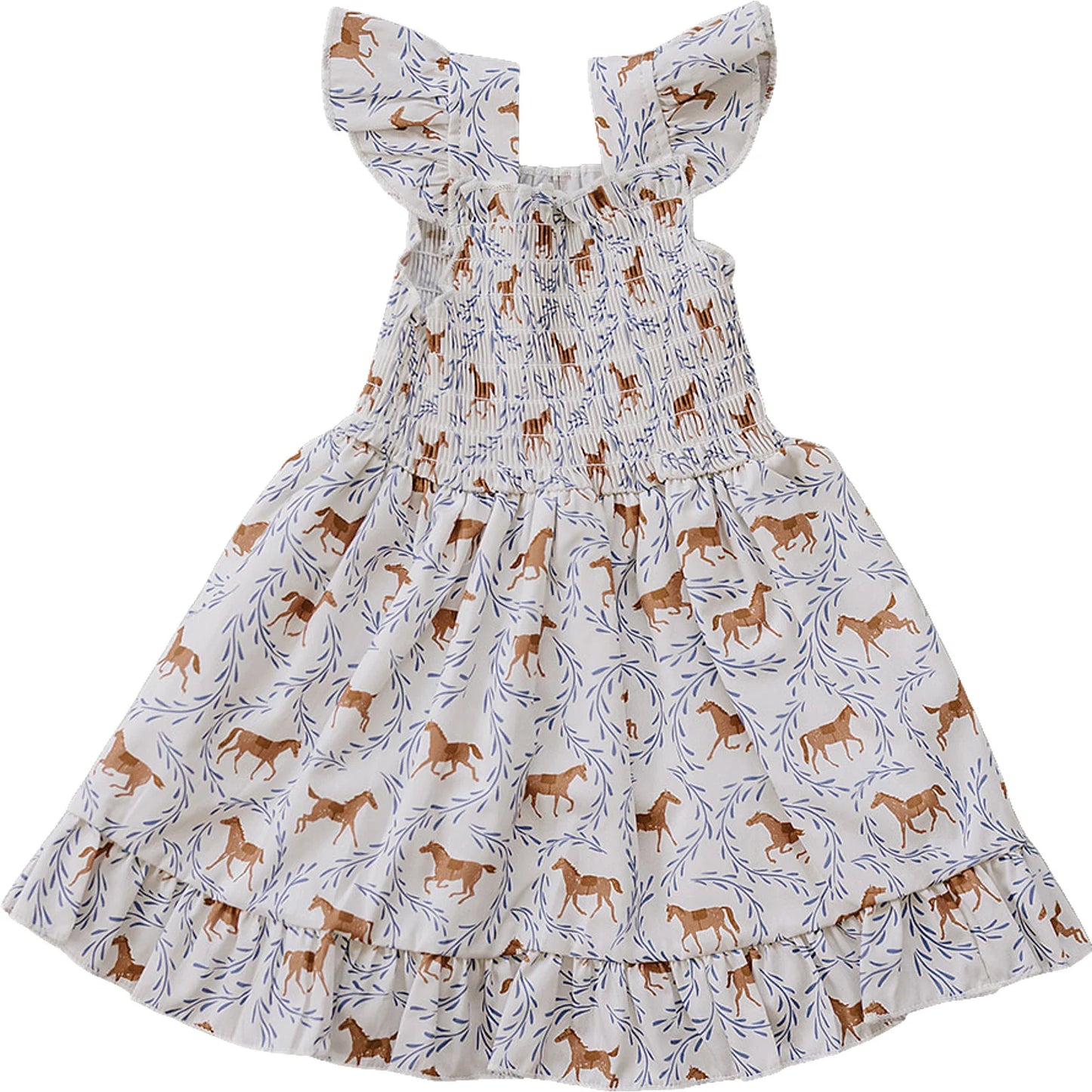 Pony Smocked Dress