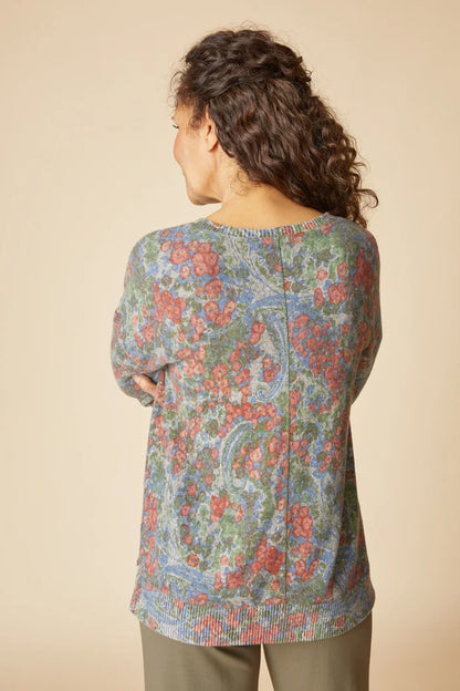 Super Soft Fleece Paisley Pullover