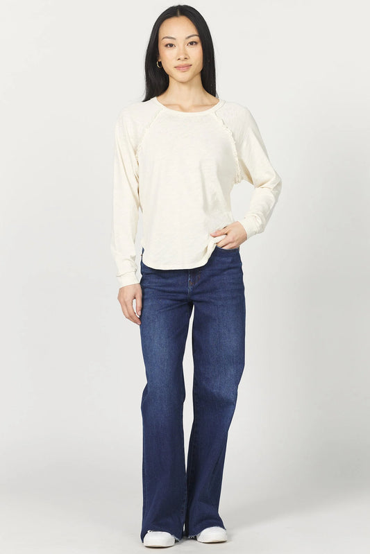 Kira White Cap Long Sleeve