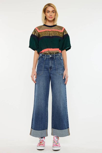ULTRA HIGH RISE WIDE LEG TROUSERS