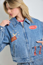 Embroidered Denim Jacket
