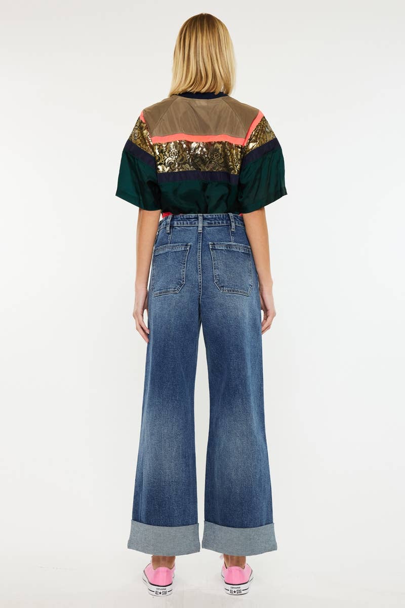ULTRA HIGH RISE WIDE LEG TROUSERS