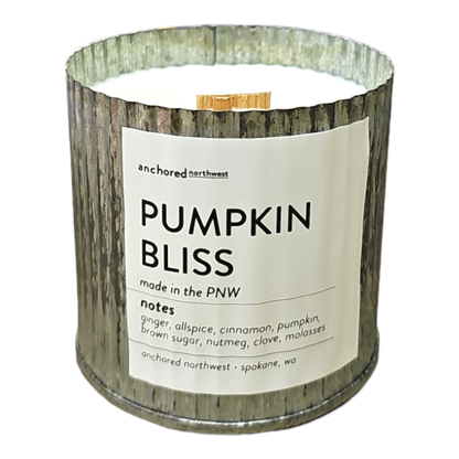 Pumpkin Bliss | Cozy Pumpkin Wood Wick Candle