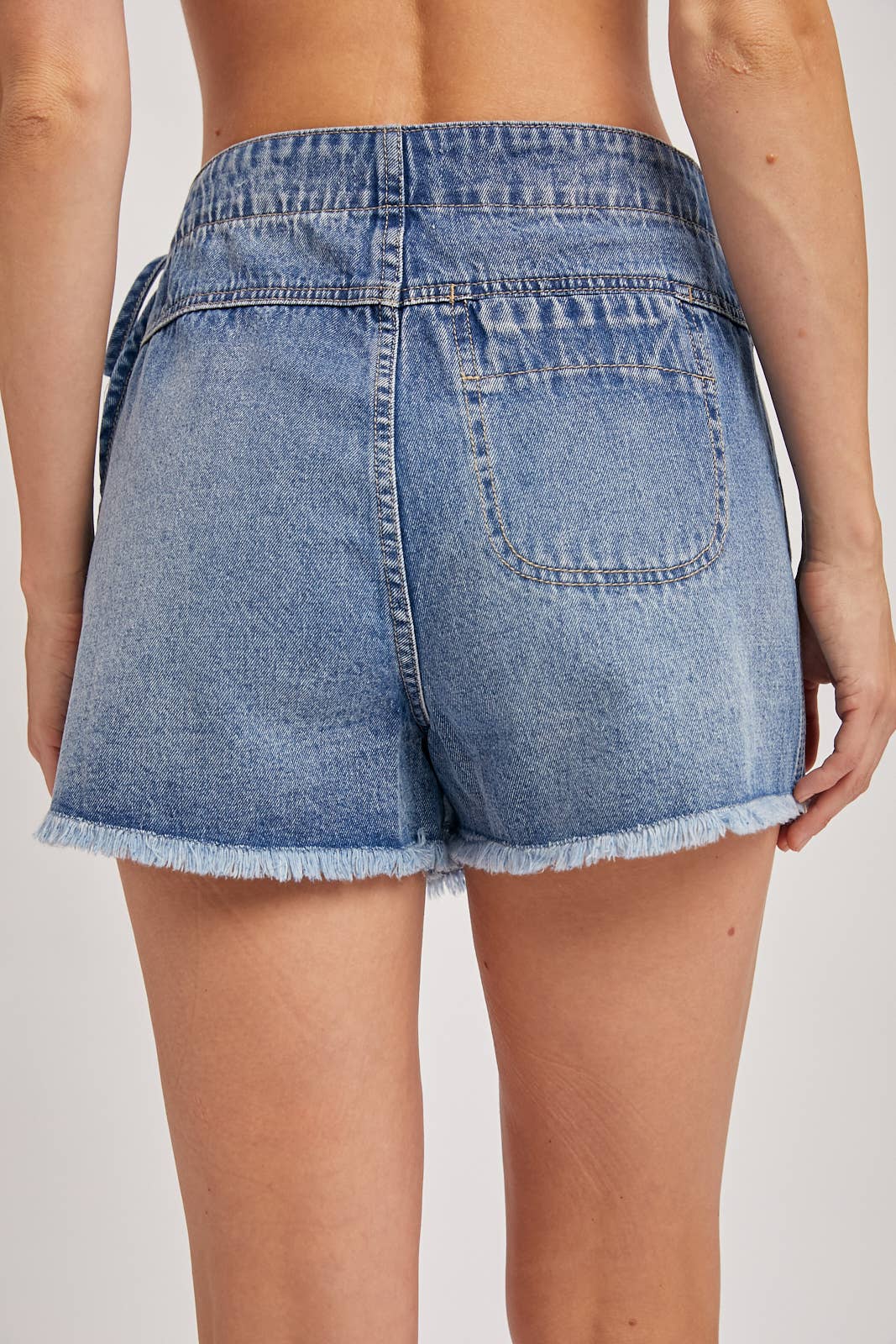Denim Wrap Skort