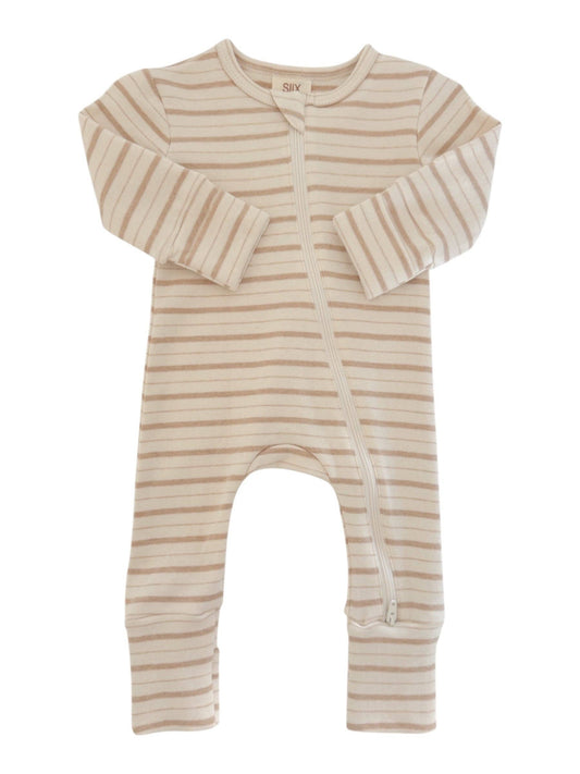 Biscuit Mixed Stripe Romper