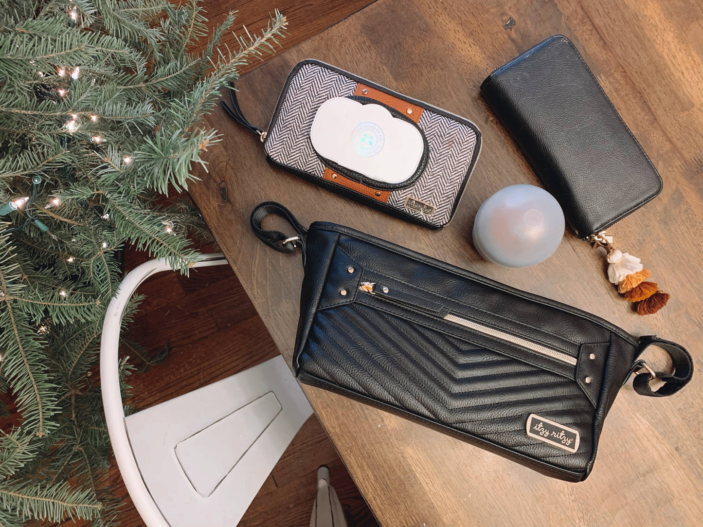 Black Travel Stroller + Wagon Caddy