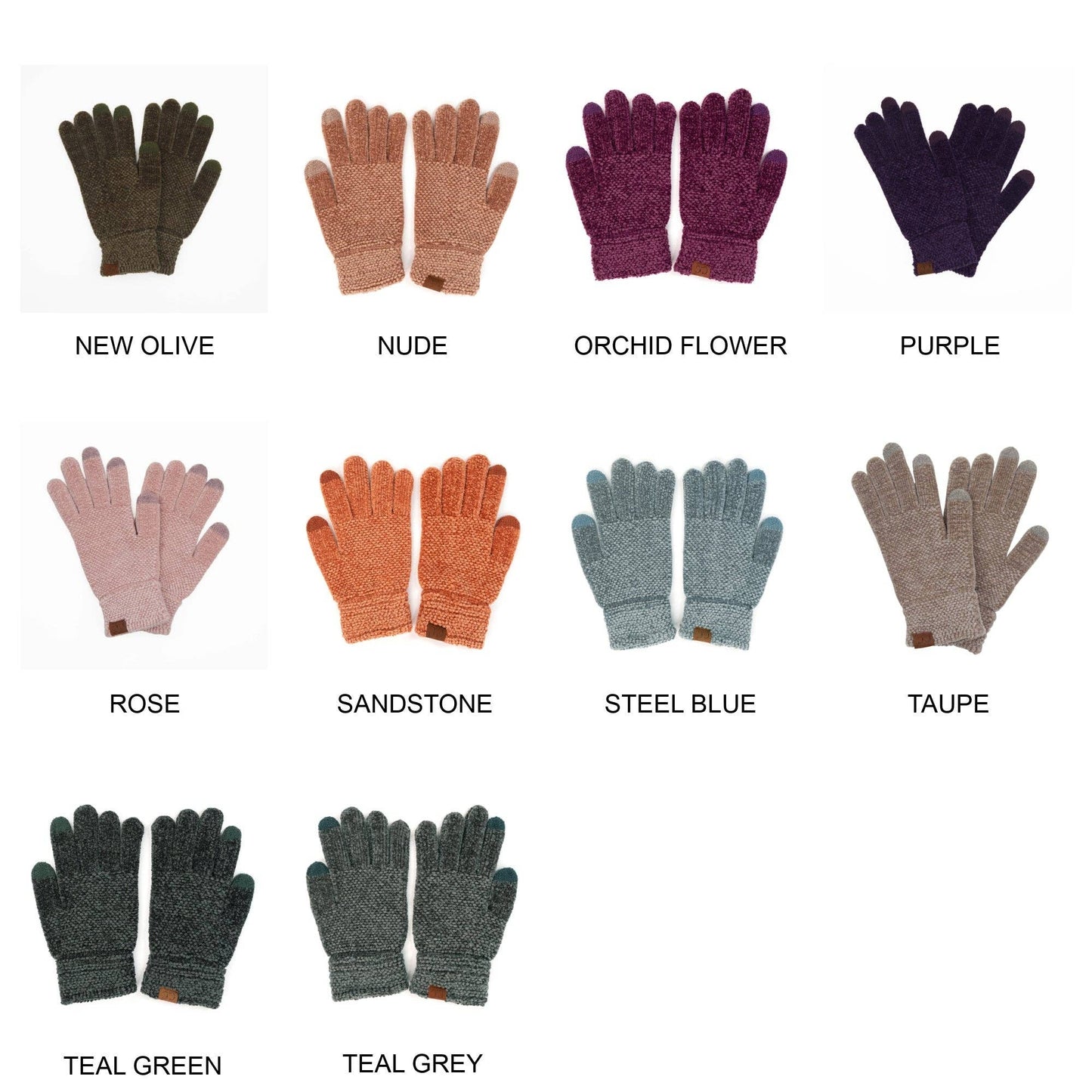 Chenille Touchscreen Glove