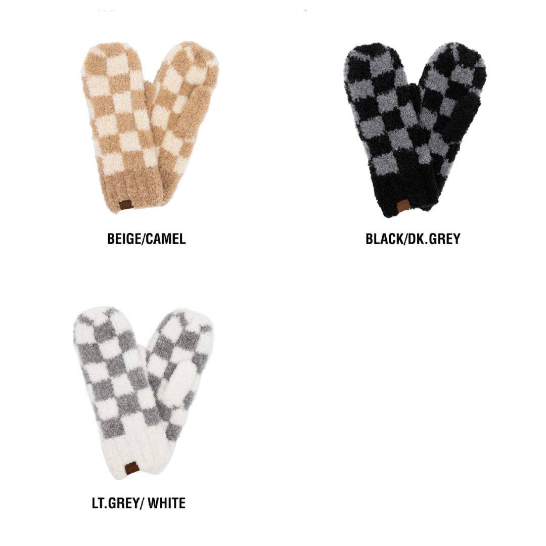 CC Checkered Mittens