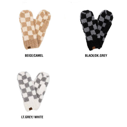 CC Checkered Mittens