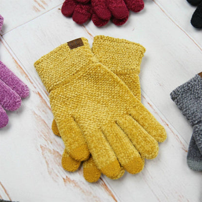 Chenille Touchscreen Glove