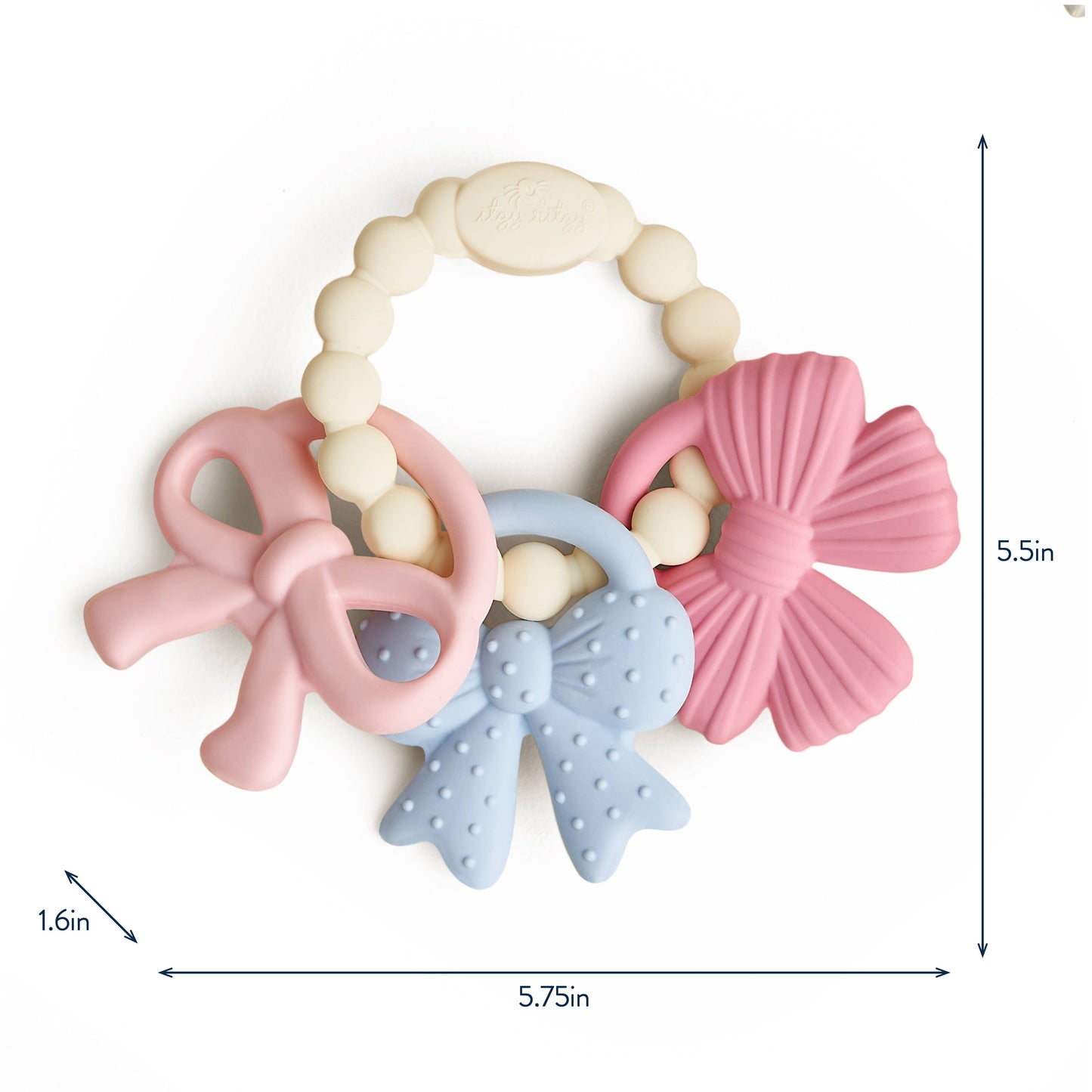 Itzy Trio Bow Teether