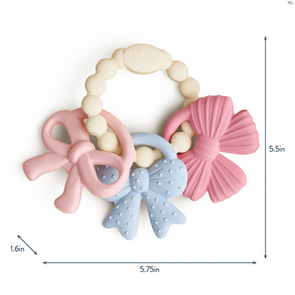 Itzy Trio Bow Teether