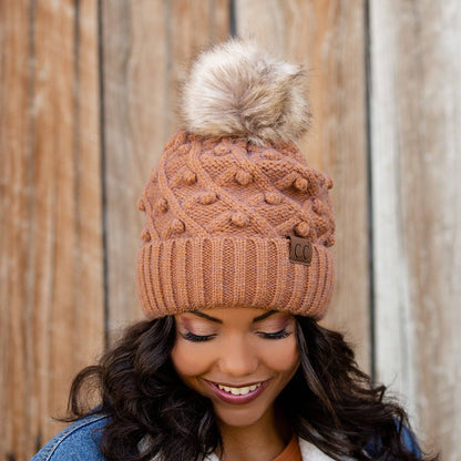 CC Crafted Pom Beanie