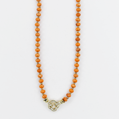 Beaded Gemstone Necklace