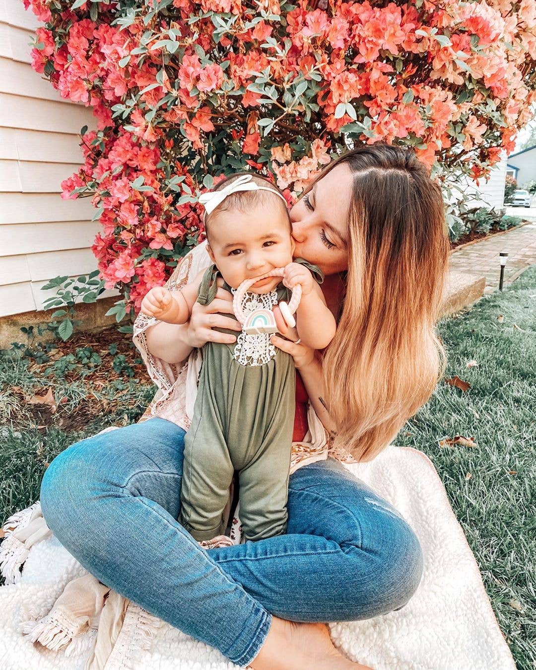 Rattle™ Silicone Teether Rattles Cow