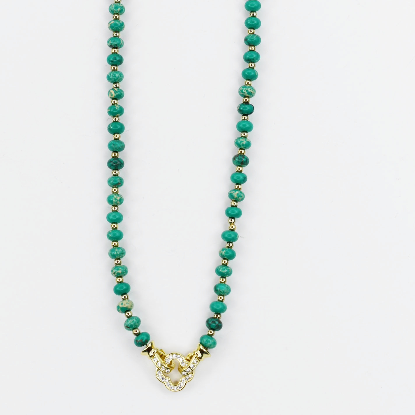 Beaded Gemstone Necklace