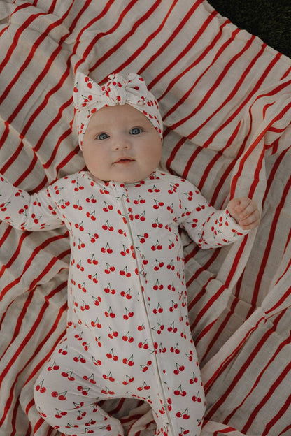 Head Wrap | Sweetheart Cherries