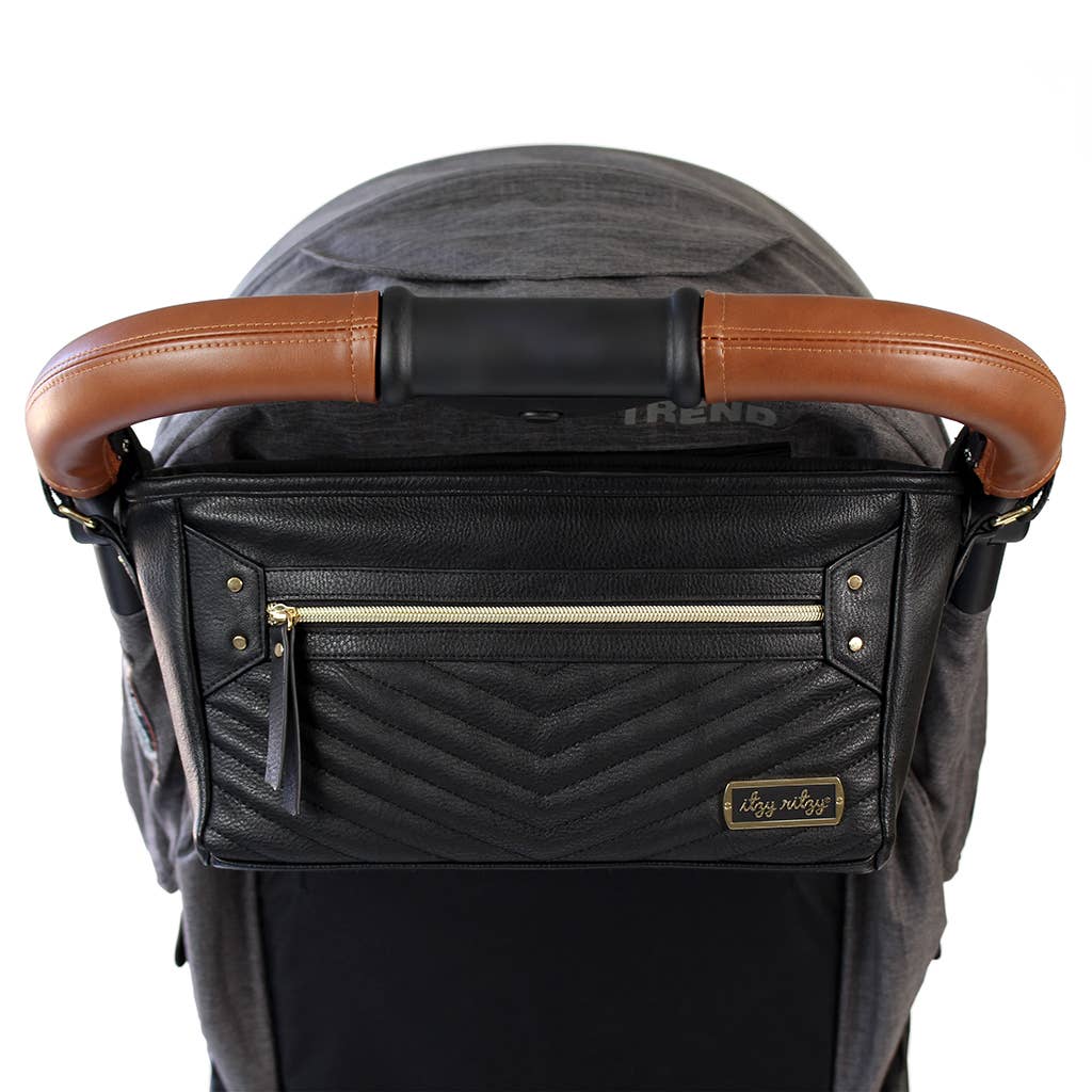 Black Travel Stroller + Wagon Caddy