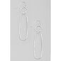 Dainty Wire Shapes Dangle Hook Earrings