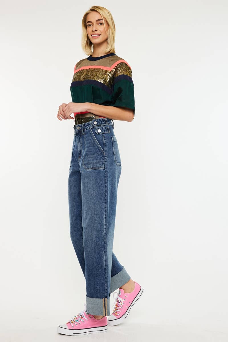 ULTRA HIGH RISE WIDE LEG TROUSERS
